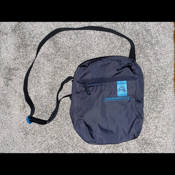 Mandarina Duck Handbags - Mandarina Duck canvas dark grey crossbody bag